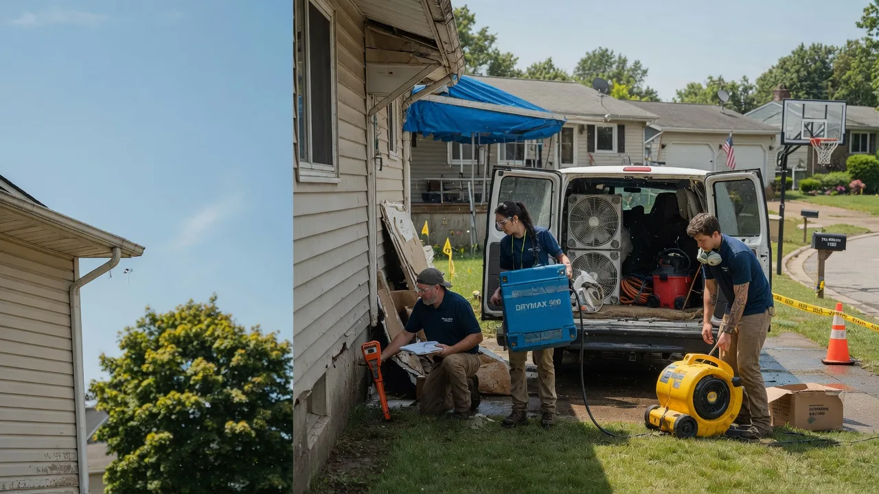 Ceiling Leak Cleanup in Camp Hill, PA near me